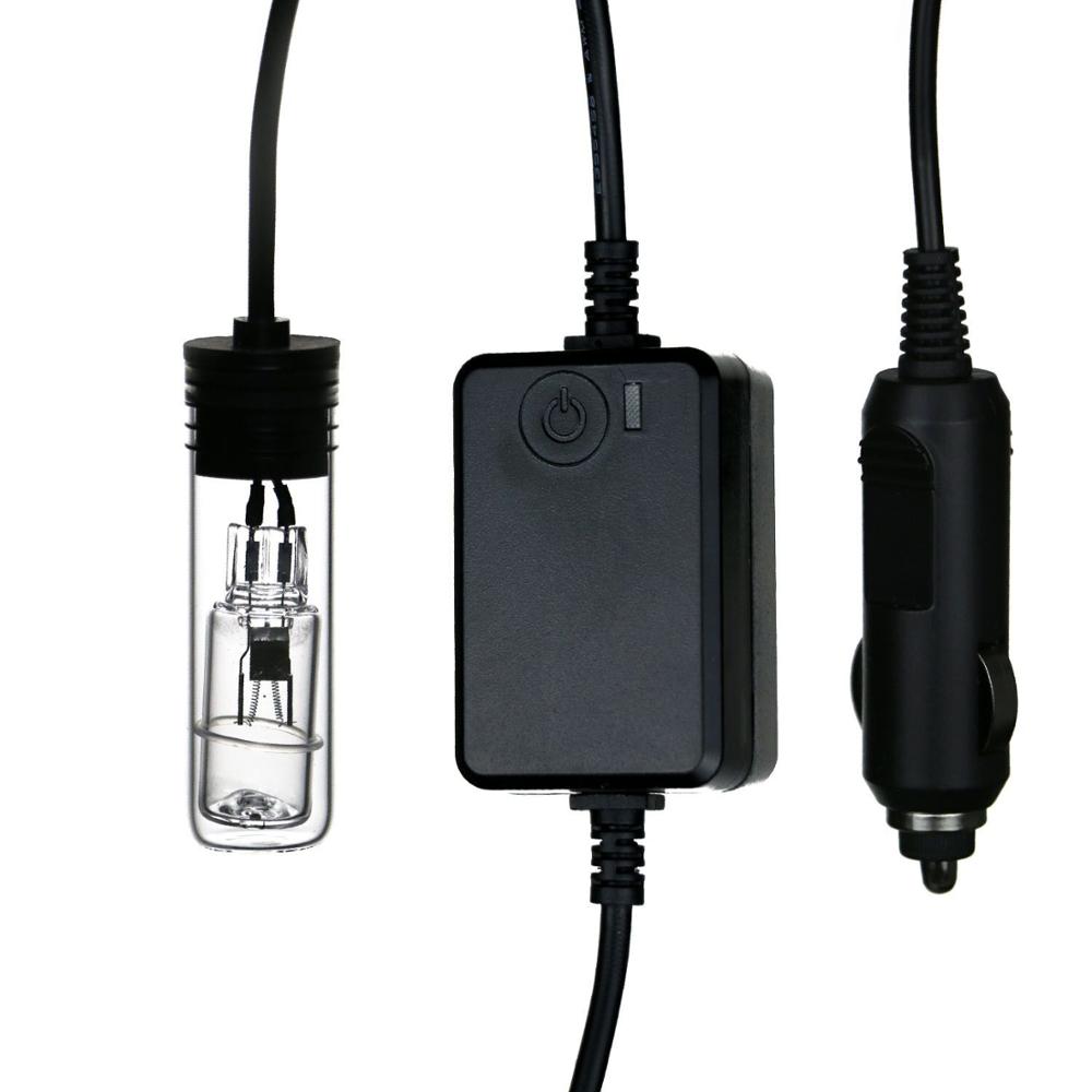 UV 라이트 UVC RV 용 충전기가있는 선형 램프 적합한 작은 공간 3 와트 5/15/30 분 3 타이머 모드 조절 가능 DC12V